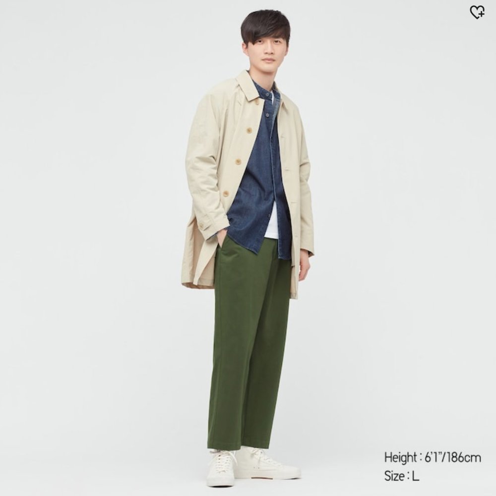 Uniqlo EZY Ankle Cotton Pants L